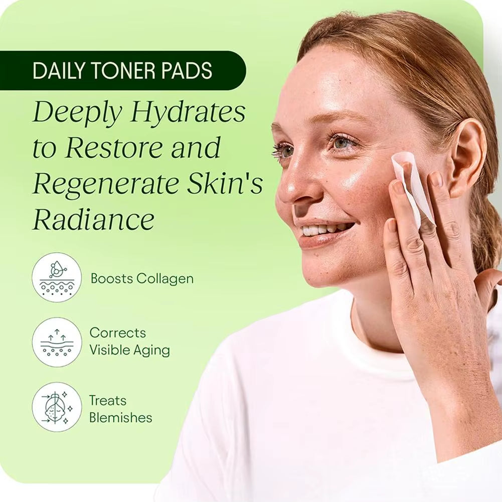 100PAD Centella Asiatica Pads for Moisturizing Repair Damaged Skin anti Acne Improve Fine Lines Even Skin Tone Smooth Face Care